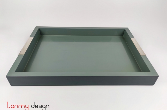 Plain rectangular lacquer tray  32*45cm